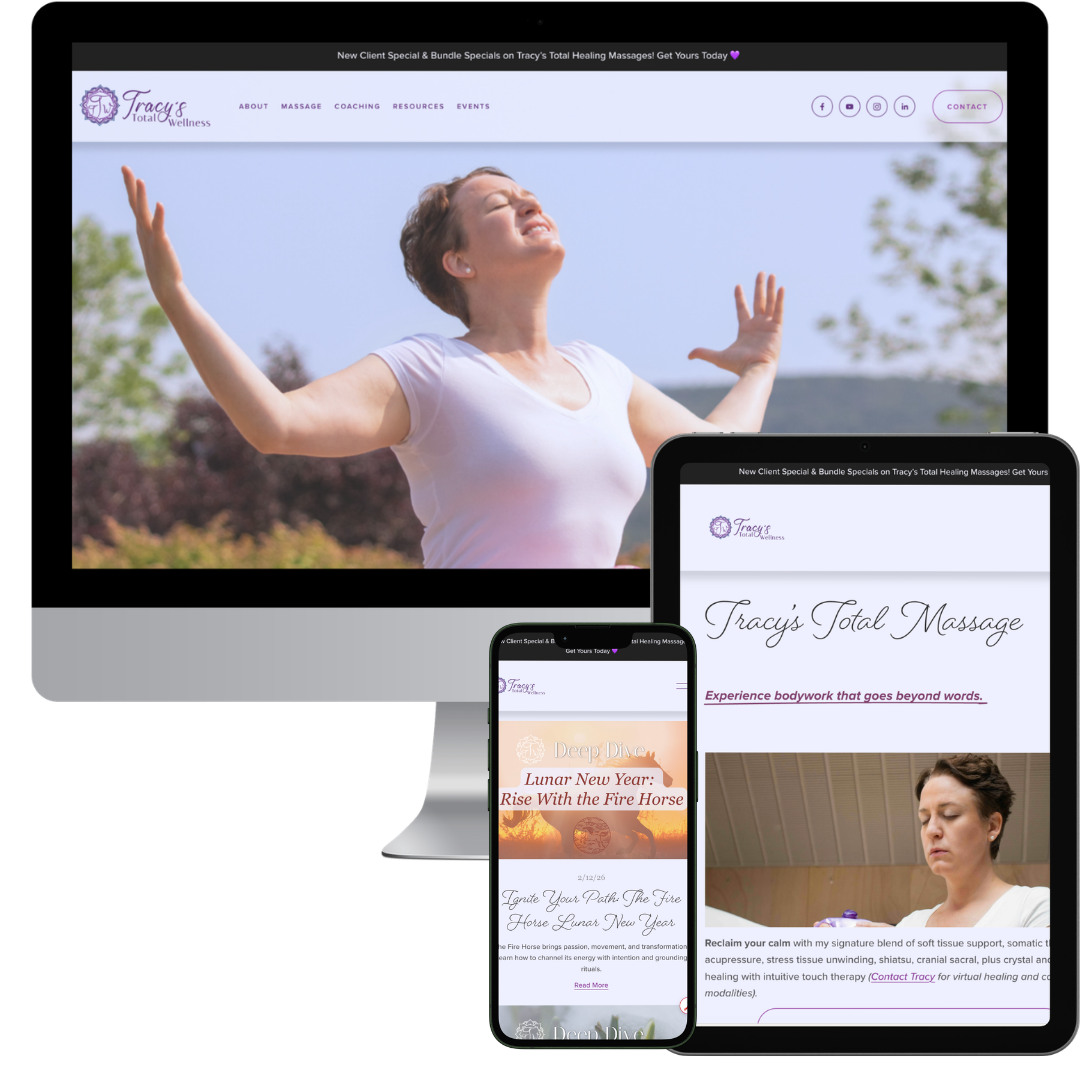 Tracy's Total Wellness Rebrand