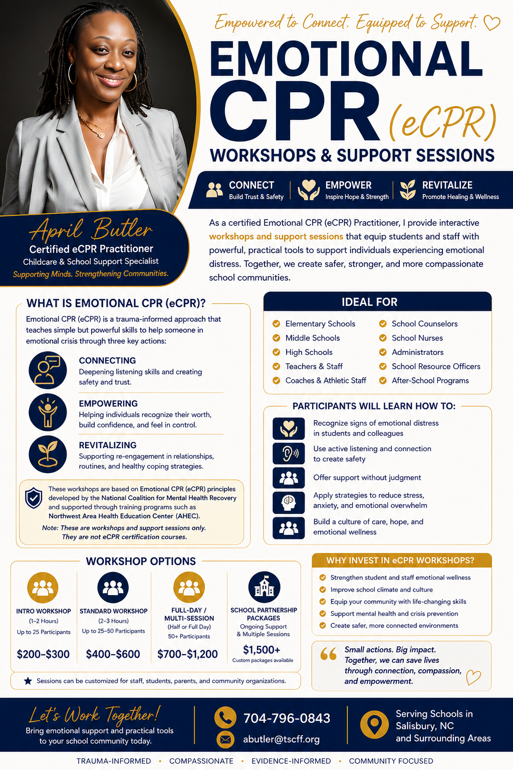 Emotional CPR Workshops & Support Sessions