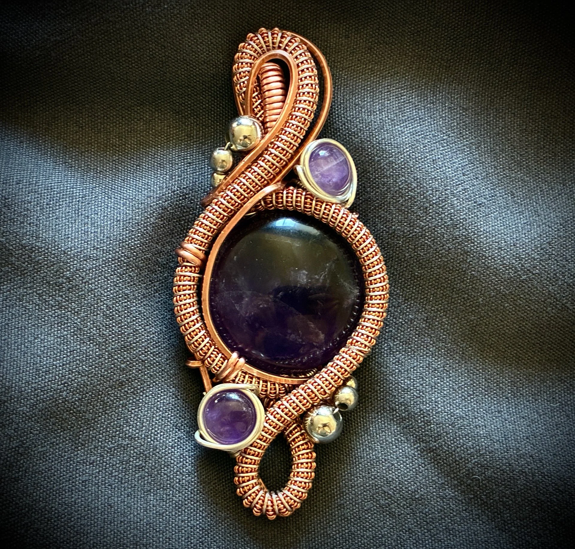 Amethyst, bare copper, silver filled wire 2.jpg