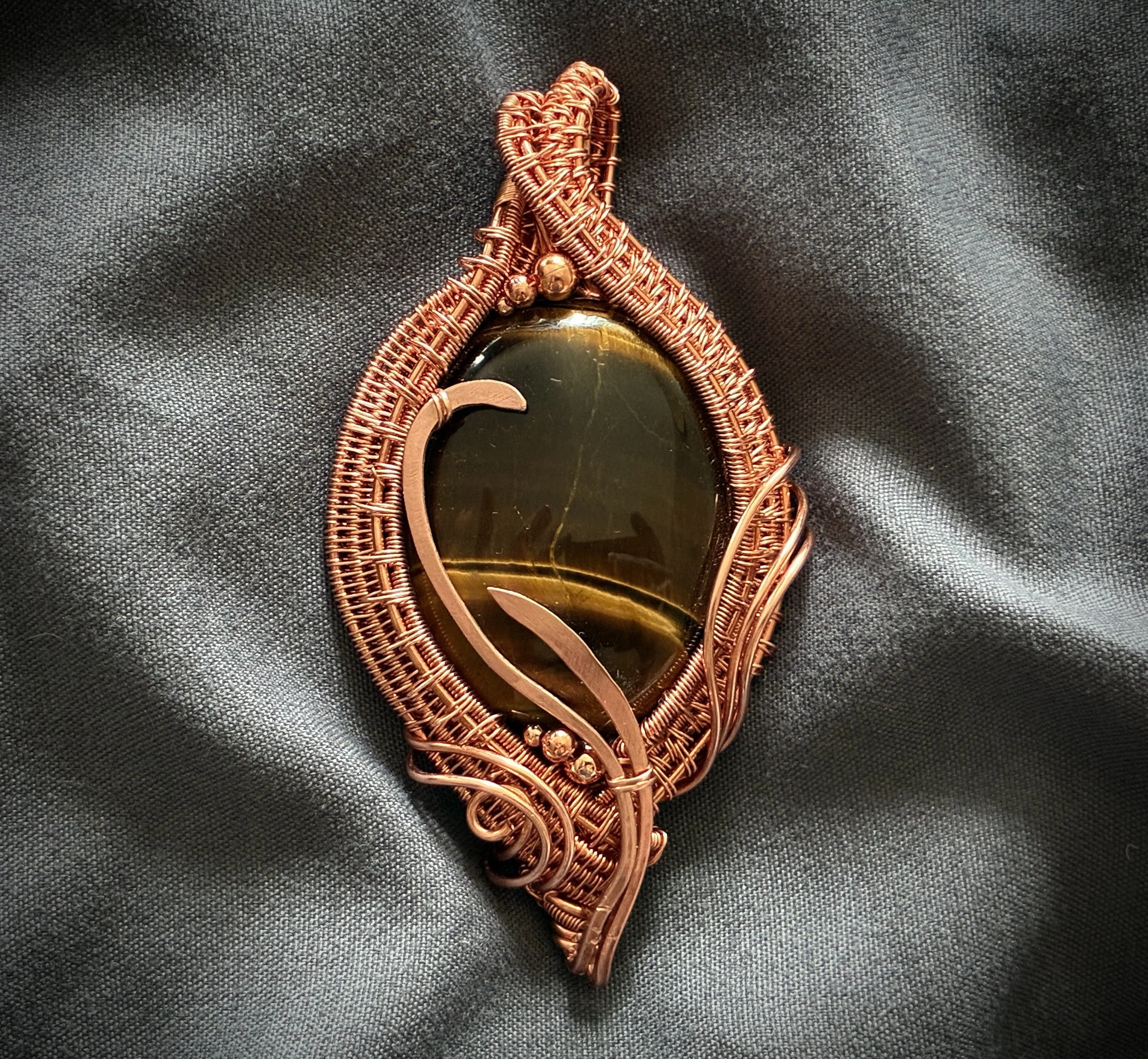 Tiger's eye hammered 2.jpeg