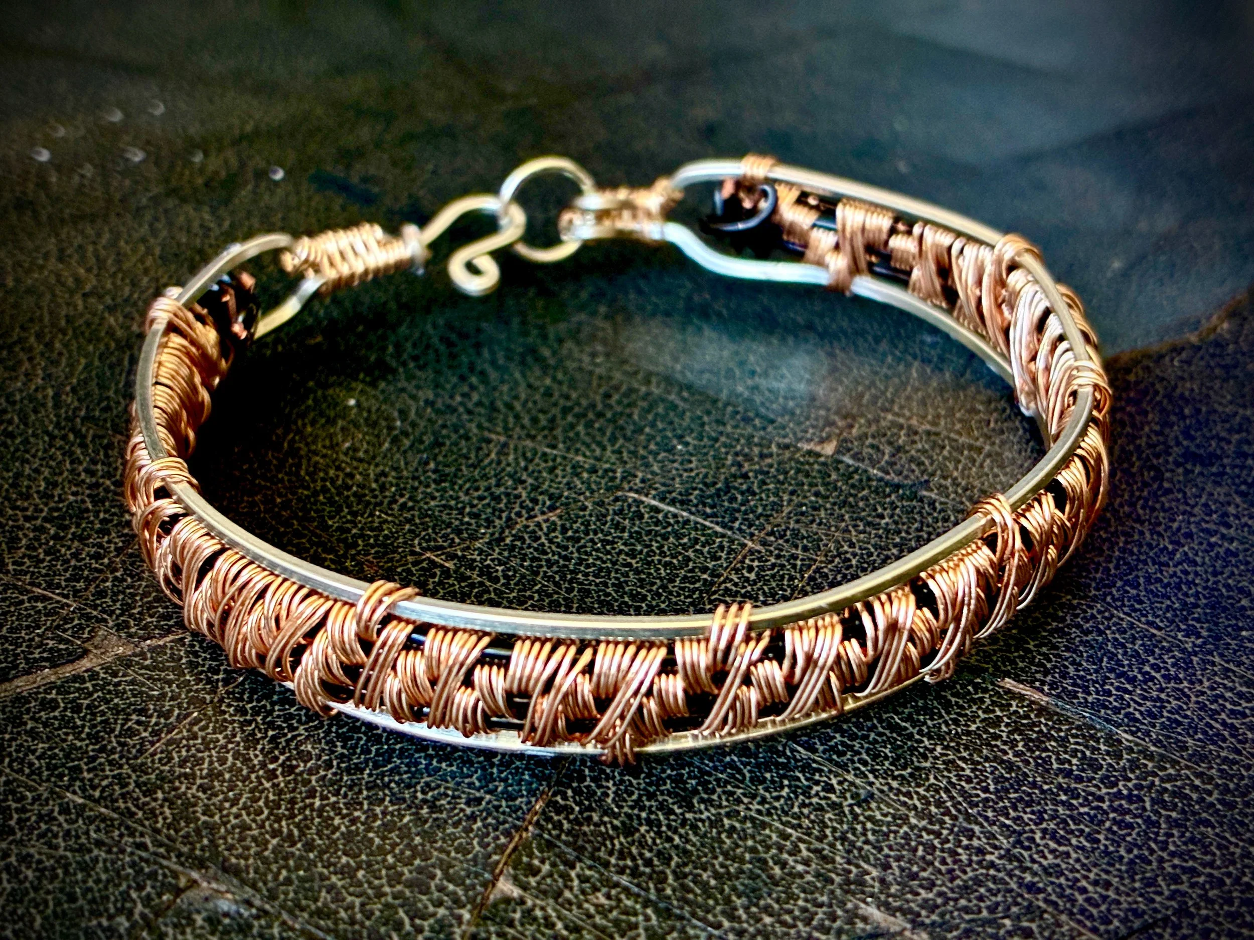 Stainless steel, copper bracelet 2.jpg