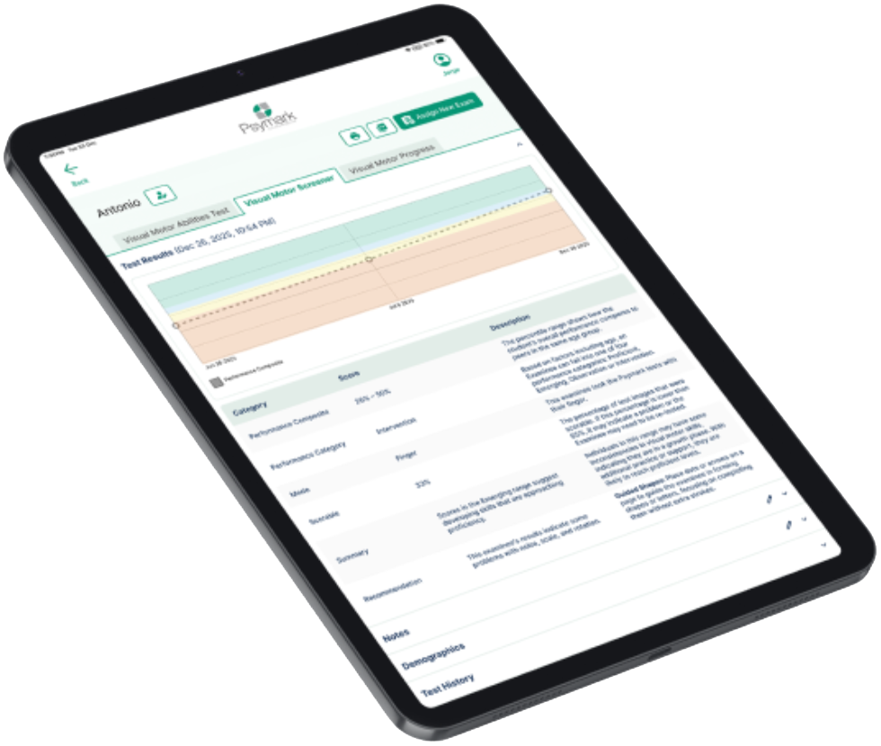 Psymark Visual Motor Screener (VMS) 1 Year License