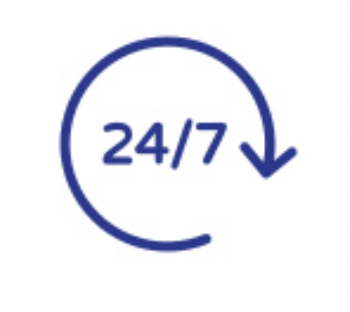 24/7 access