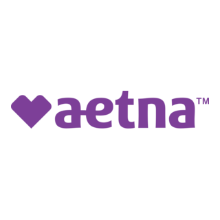 Aetna logo with a purple heart symbol followed by the word "aetna" in purple lowercase letters.
