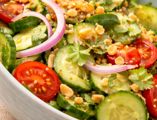 Bright, Bold, and Balanced – Cucumber Thai Salad