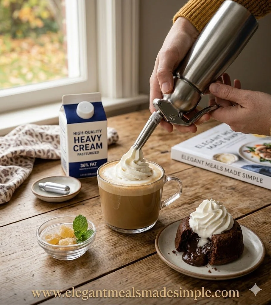 How toElevate Your Desserts:  The Ultimate Guide to the Whipped Cream Dispenser