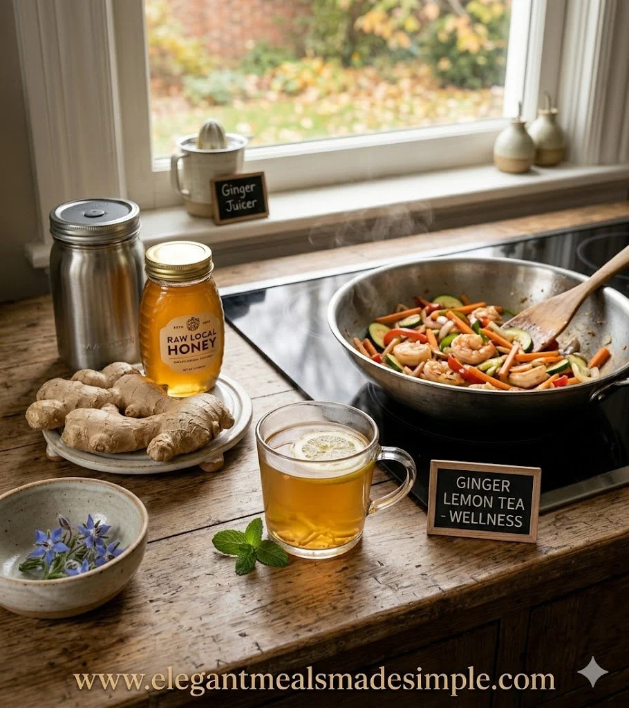 The Signature Touch: Homemade Honey Ginger Syrup