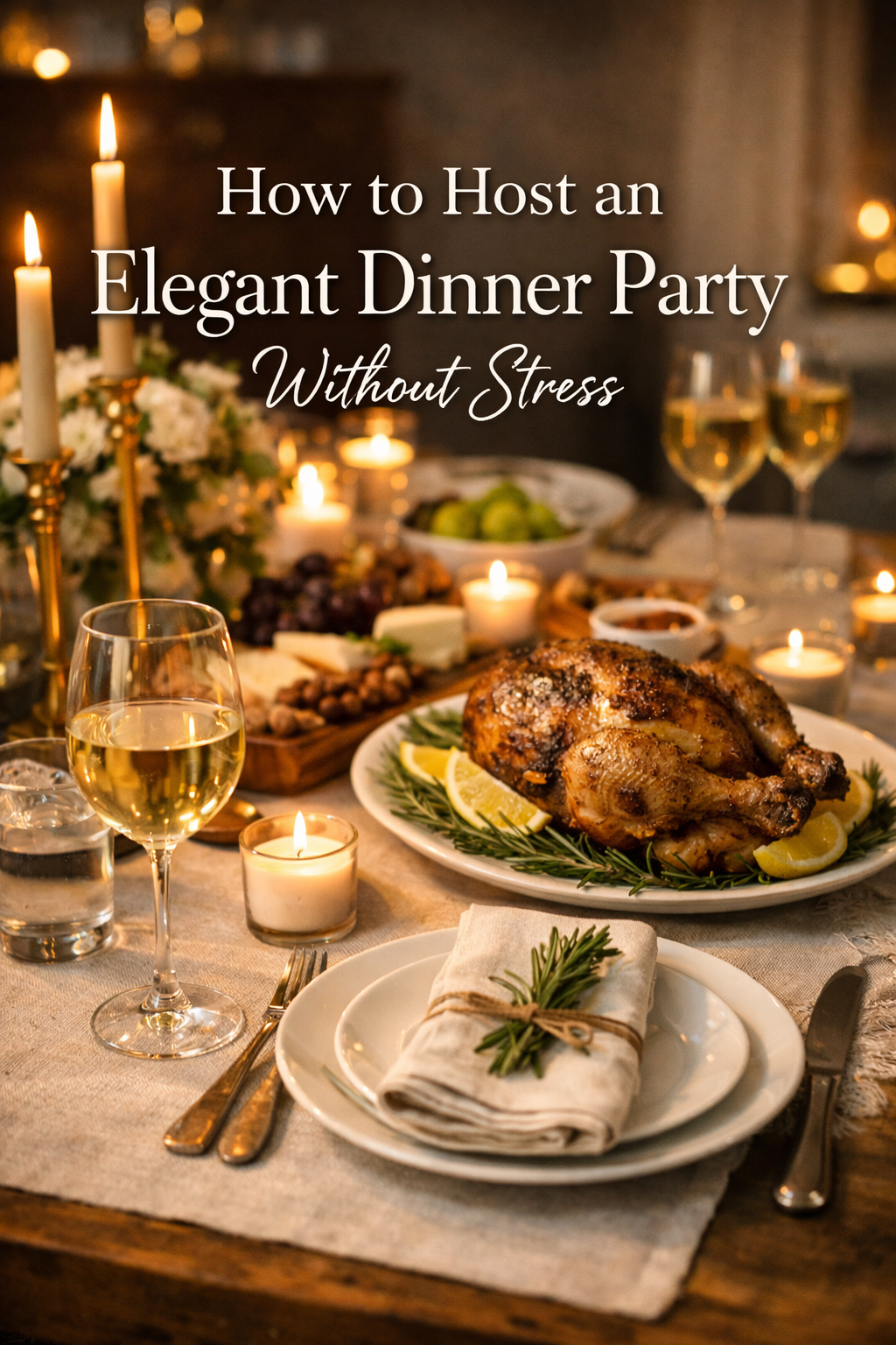 How to Host an Elegant Dinner Party Without Stress