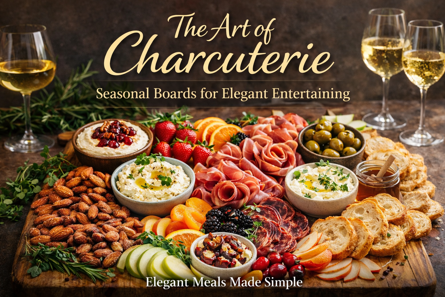 Elegant Appetizers Made Simple:  The Art of Seasonal Charcuterie & Cheese Board Cookbook