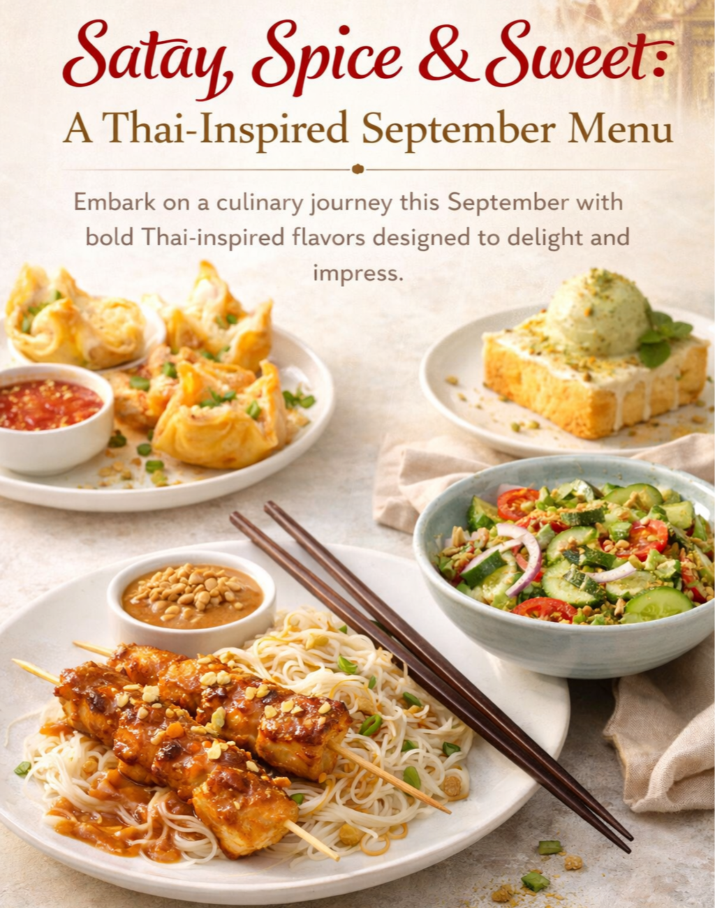 Savor the Spice &amp; Sweet: A Thai-Inspired September Journey