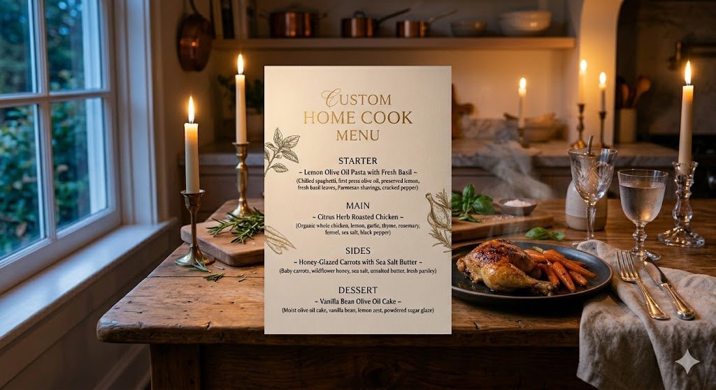 Curated gourmet dining experience with multiple plated seasonal dishes and elegant table styling