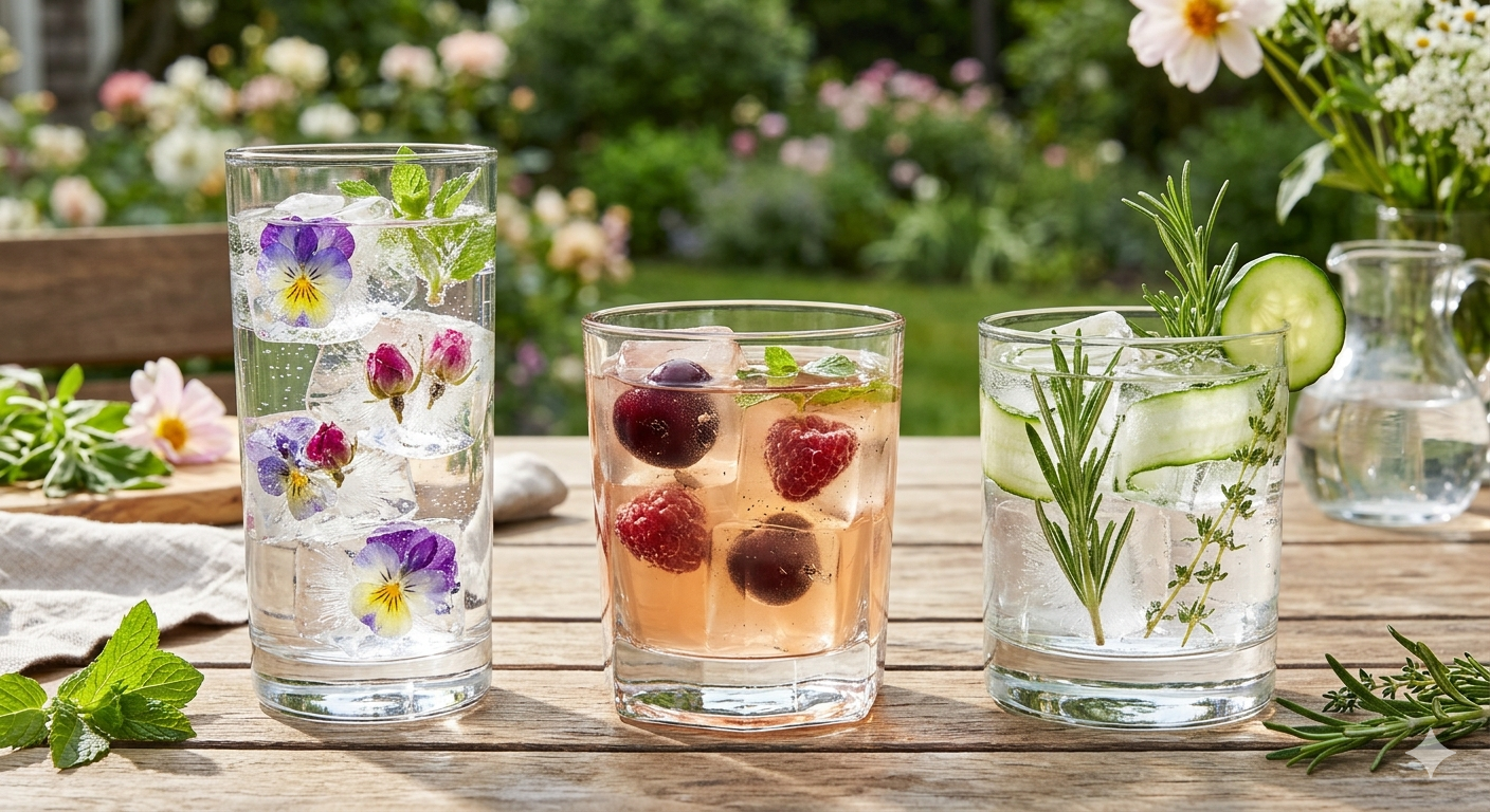 Ice with Style: Turning Your Summer Sips into Garden Gems
