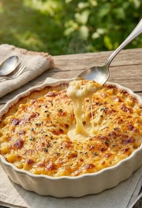 Elevating the Classics: Gruyère Mac and a Bacon Bean Infusion