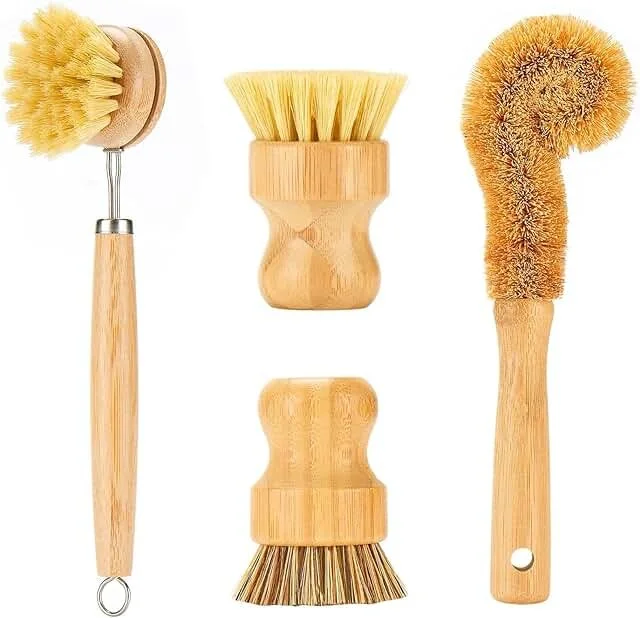 Discover My Favorite Non-Toxic Bamboo Dish Scrubber: Eco-Friendly Cleaning Made Easy