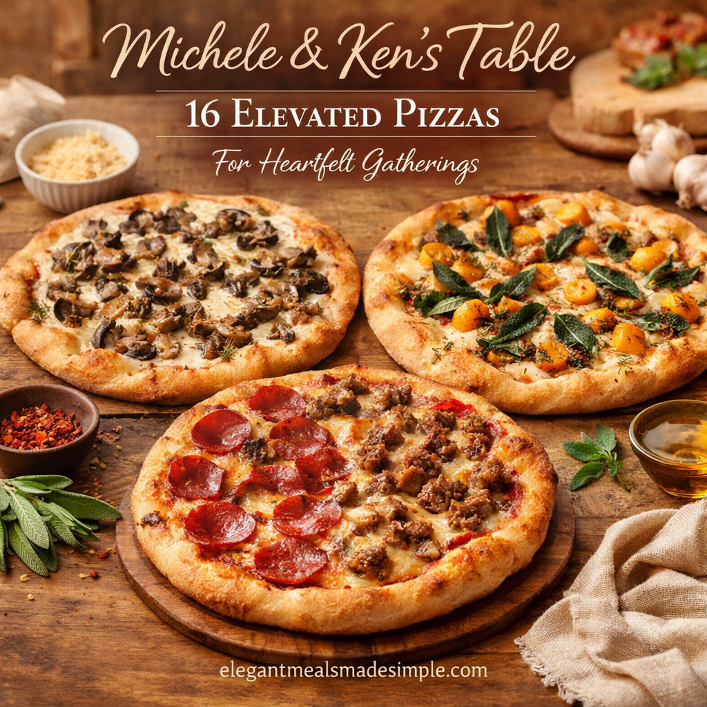 The Art of Elevated Pizza: 16 Gourmet Creations for Beautiful Gatherings