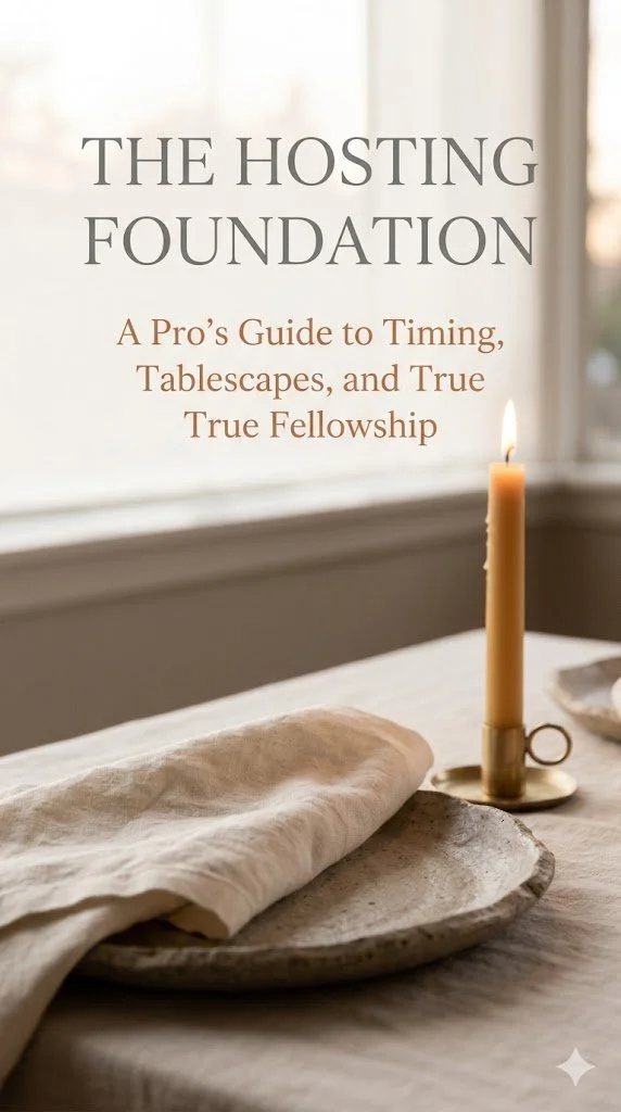 Pocket Guide 1: The Hosting Foundation: A Pro’s Guide to Timing, Tablescapes, and True Fellowship