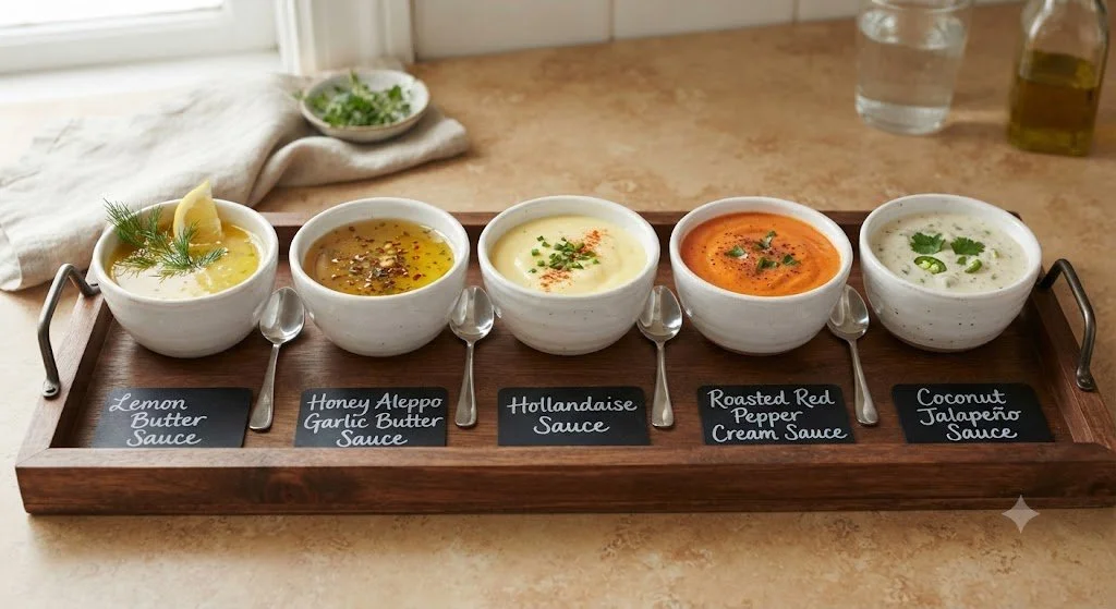 Introducing: 5 Sauces for Fish, Chicken, Beef &amp; Vegetables
