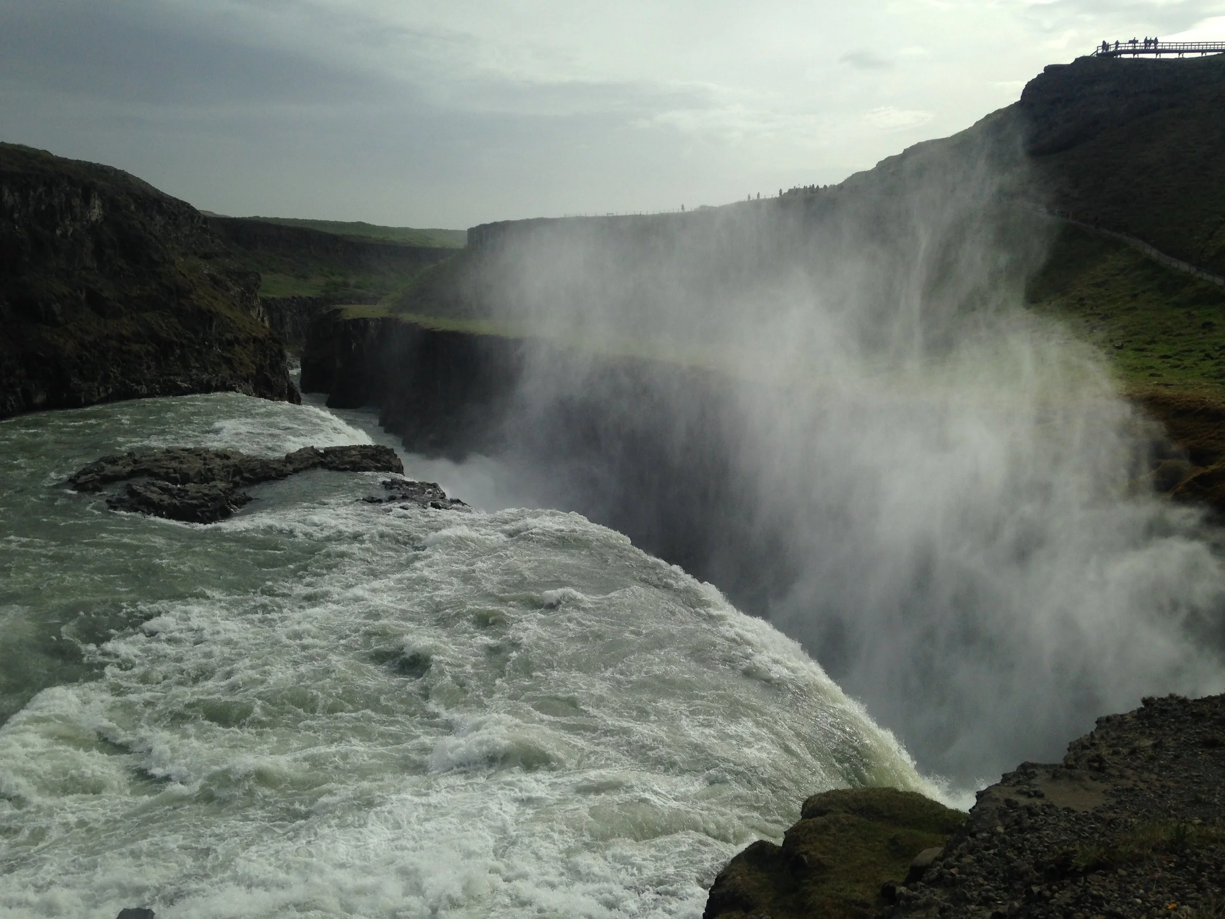 Photograph by Camilla Emson of a waterfall in Iceland in 2017. A symbol of letting go, transformation, power and life force , renewal and cleansing