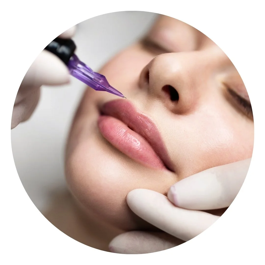 Permanent makeup offer for microblading, nano brows, lip blush and eyeliner at Glam & Go Salon in JVC Dubai