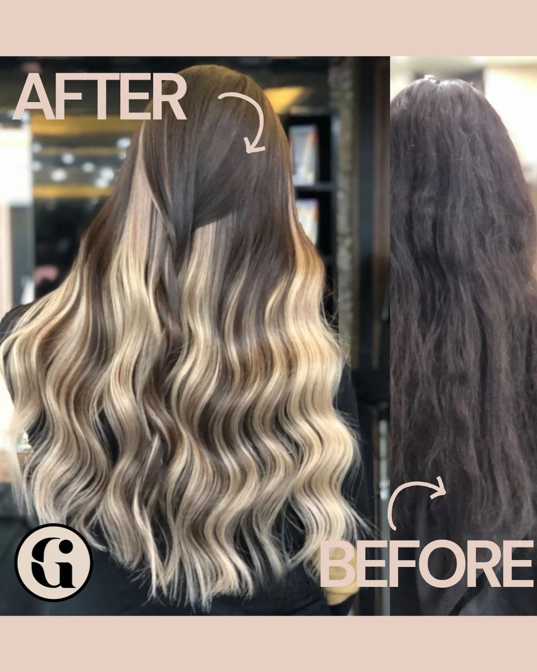 Hair Colour Transformation - Full Colour, Highlights, Balayage