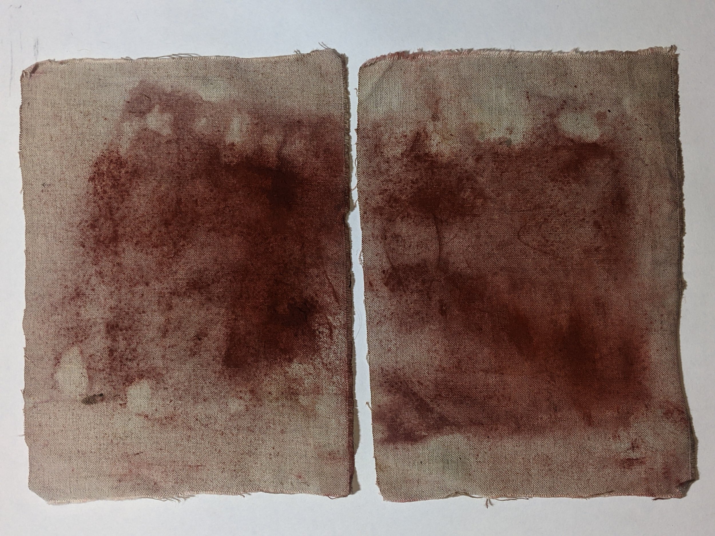 iron oxide print series