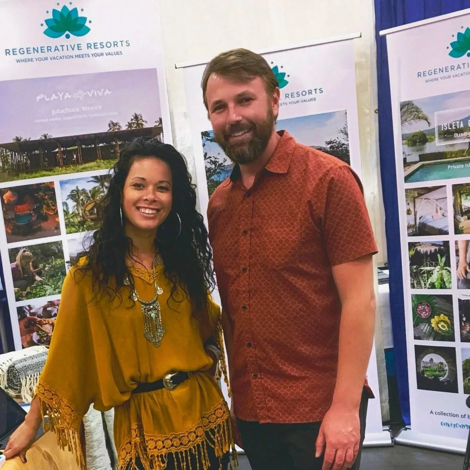 It was very rewarding promoting my new friends' hotels at trade shows,