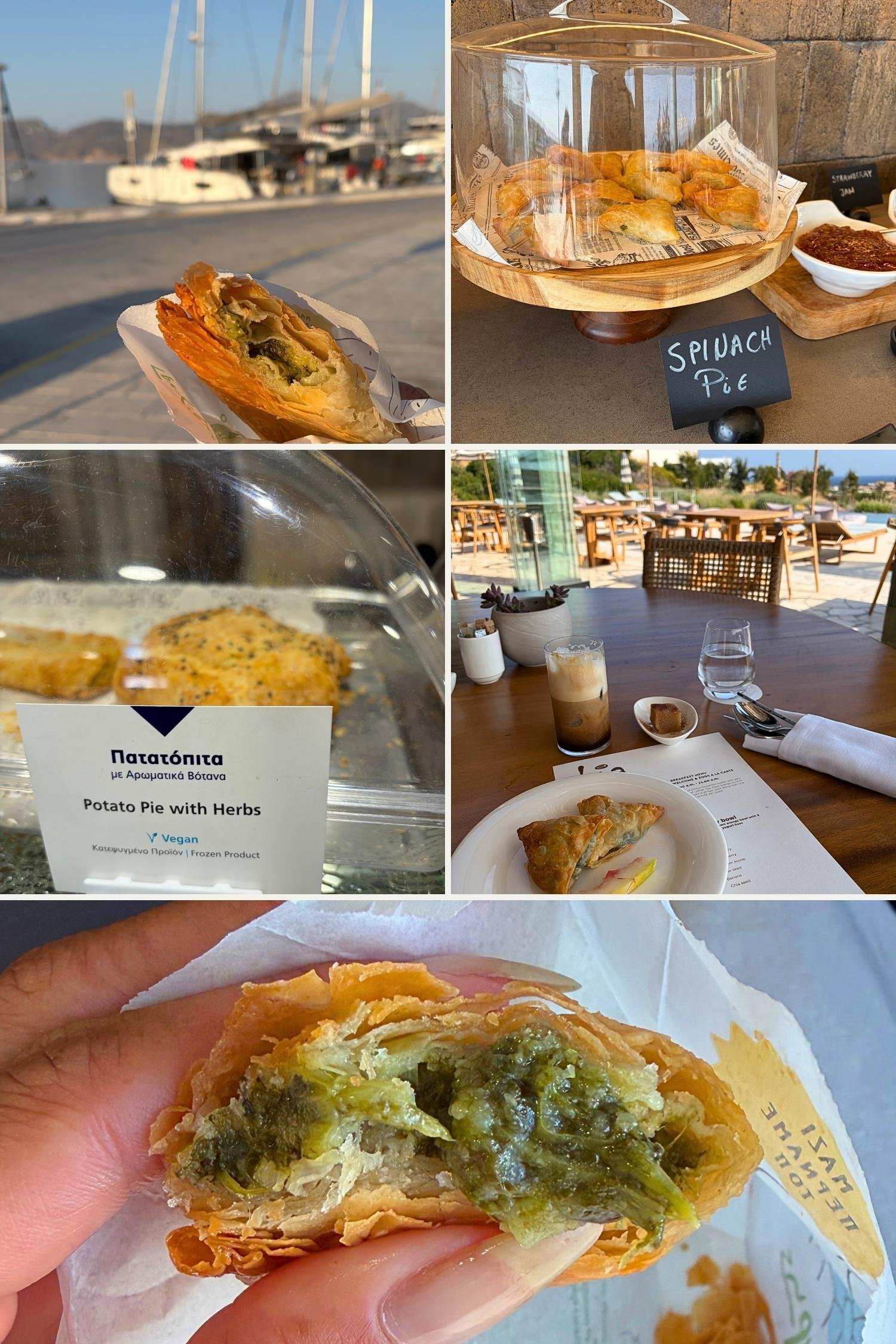 Phyllo pies with greens, my weakness!