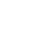 White cross symbol on a black background