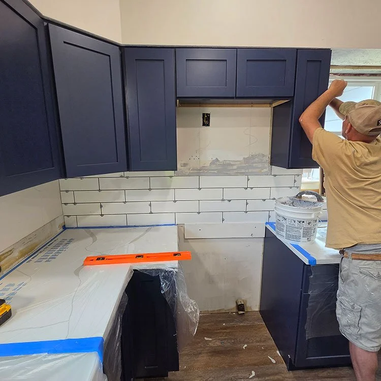 During: Kitchen Backsplash