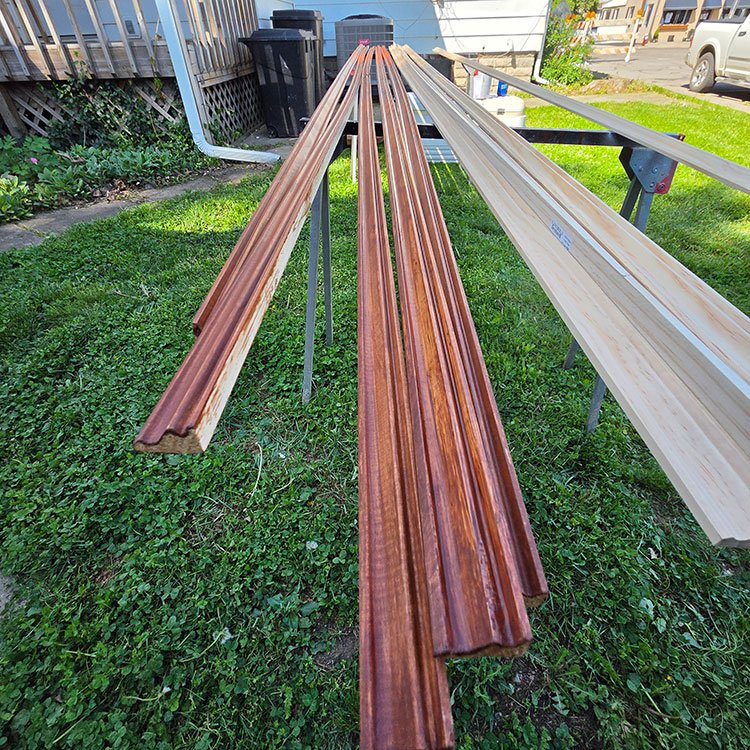 During: Trim Stain