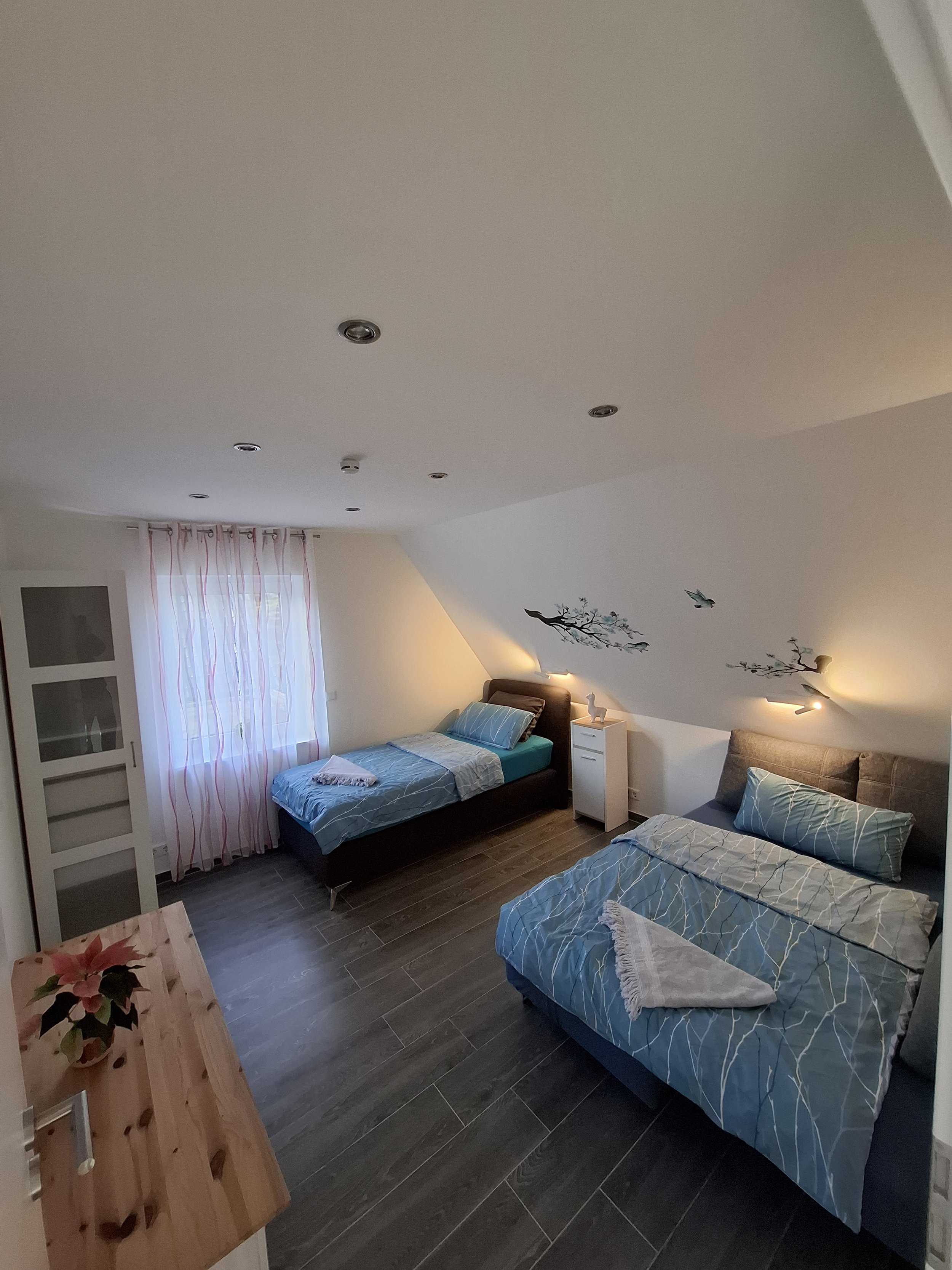 Schlafzimmer 2 Einzelbett und Schlafcouch