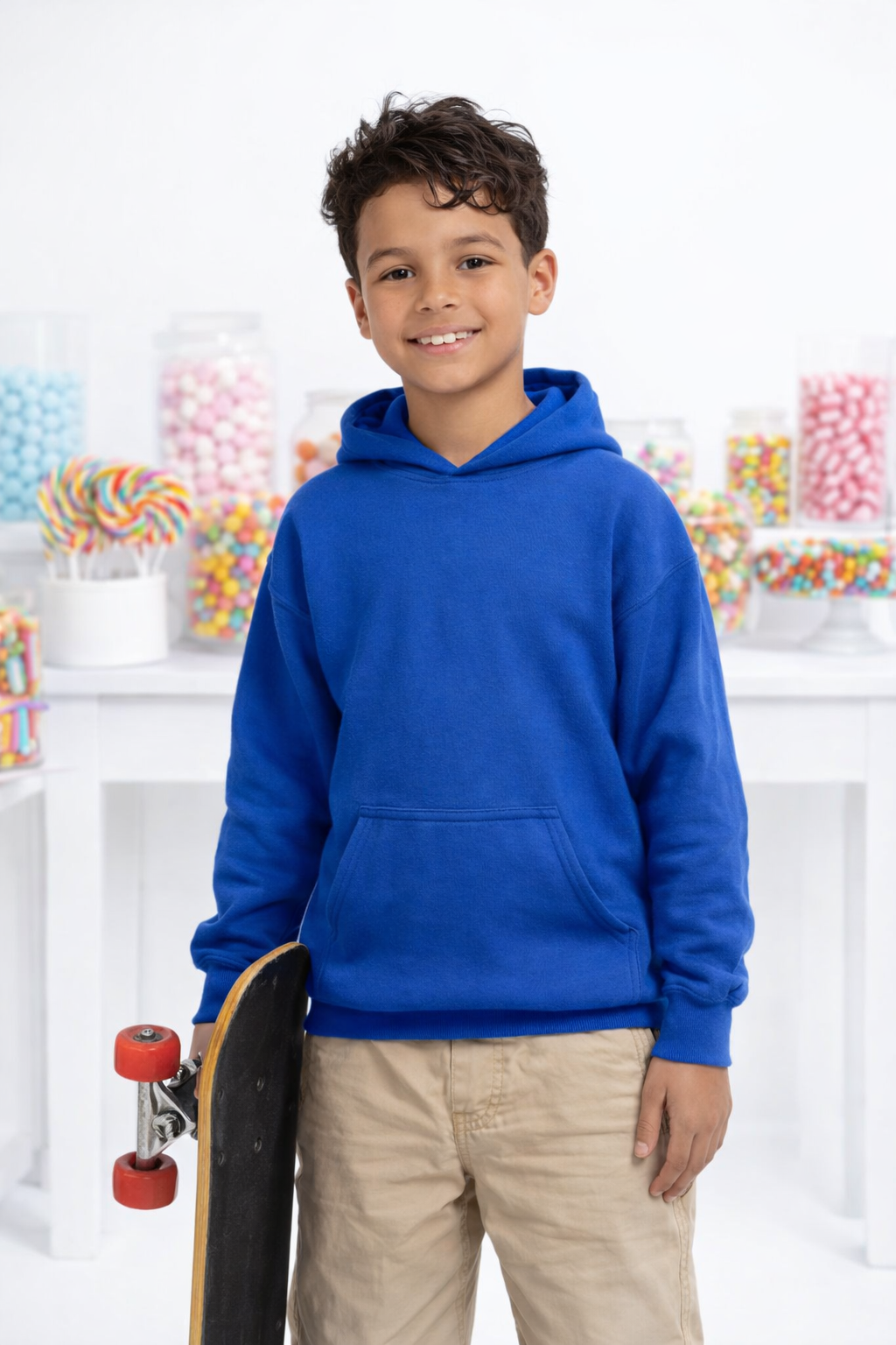 HOODIE RENAISSANCE JR. UNCONTROLLED BLEU