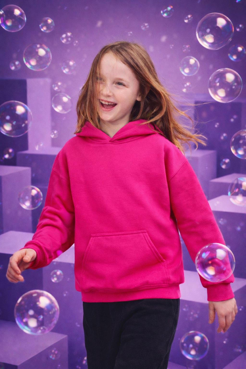 HOODIE RENAISSANCE JR. UNCONTROLLED ROSE