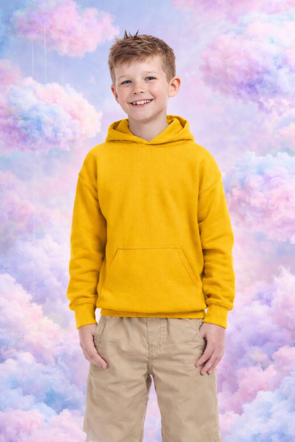 HOODIE RENAISSANCE JR. UNCONTROLLED JAUNE