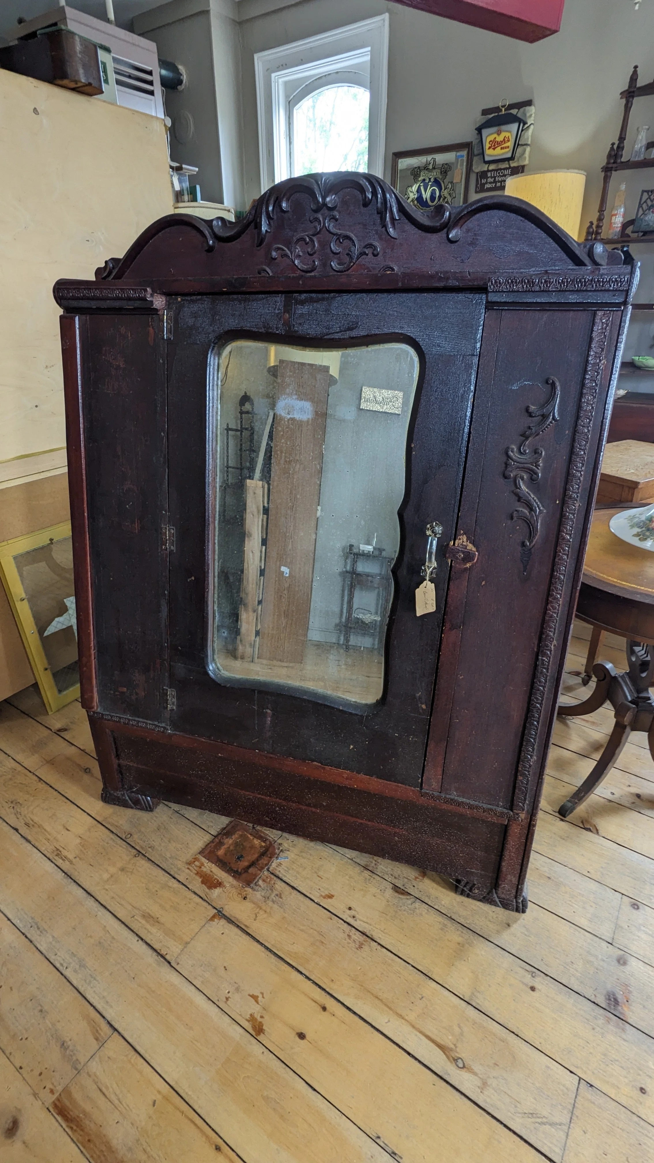 Vintage Armada Farm Primitive Cabinet