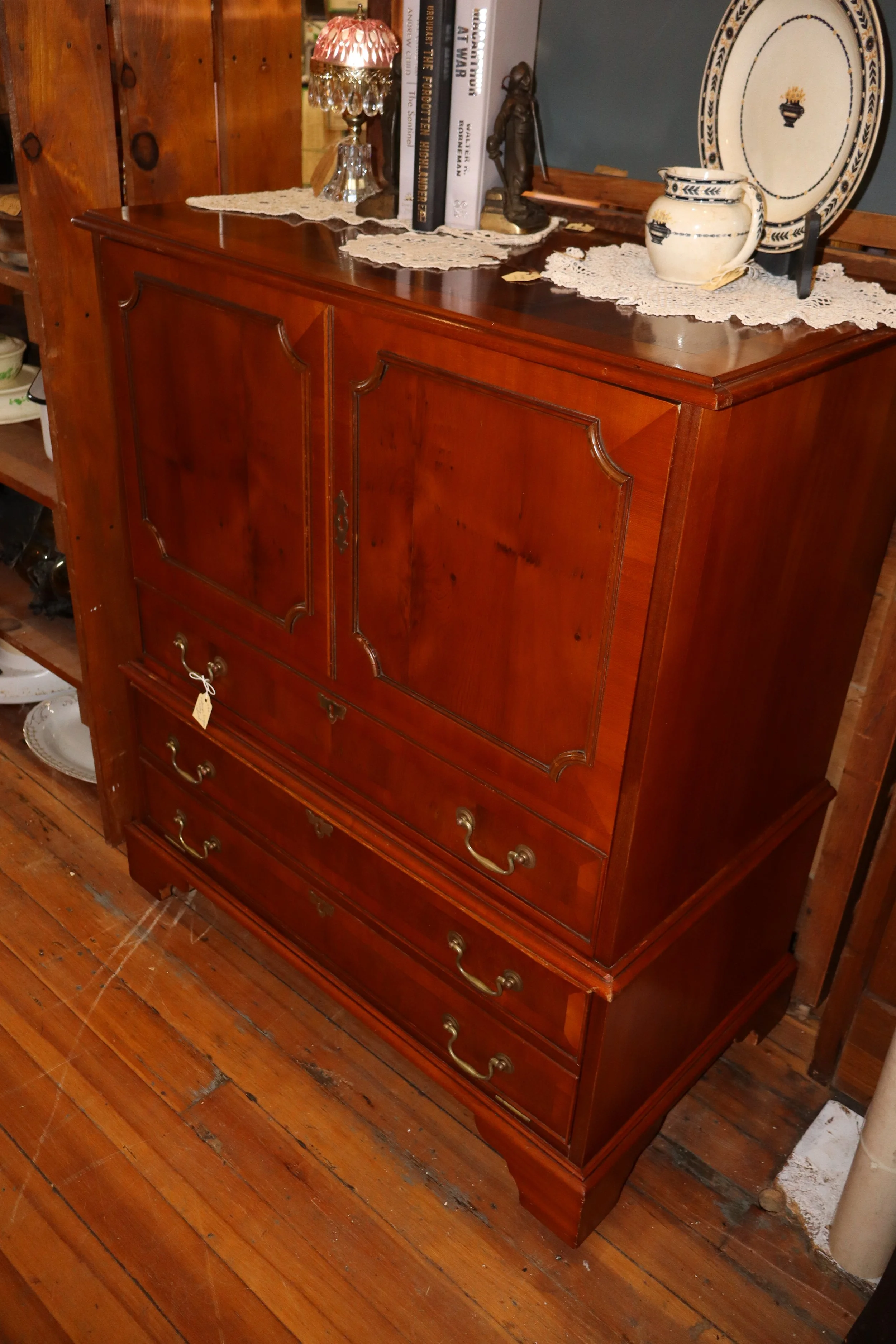 Vintage English Cherry Cabinet