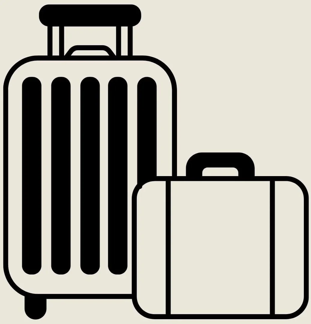 Geometric drawing of an outline square with sections divided by vertical, horizontal, and circle lines.