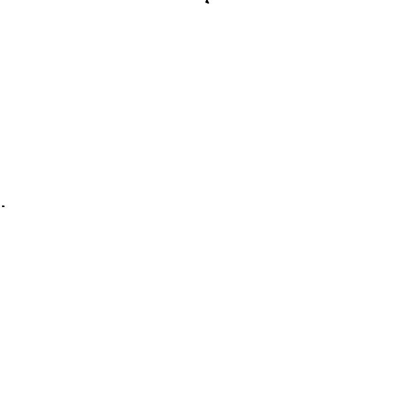 White line graph on a presentation board or flip chart against a black background.