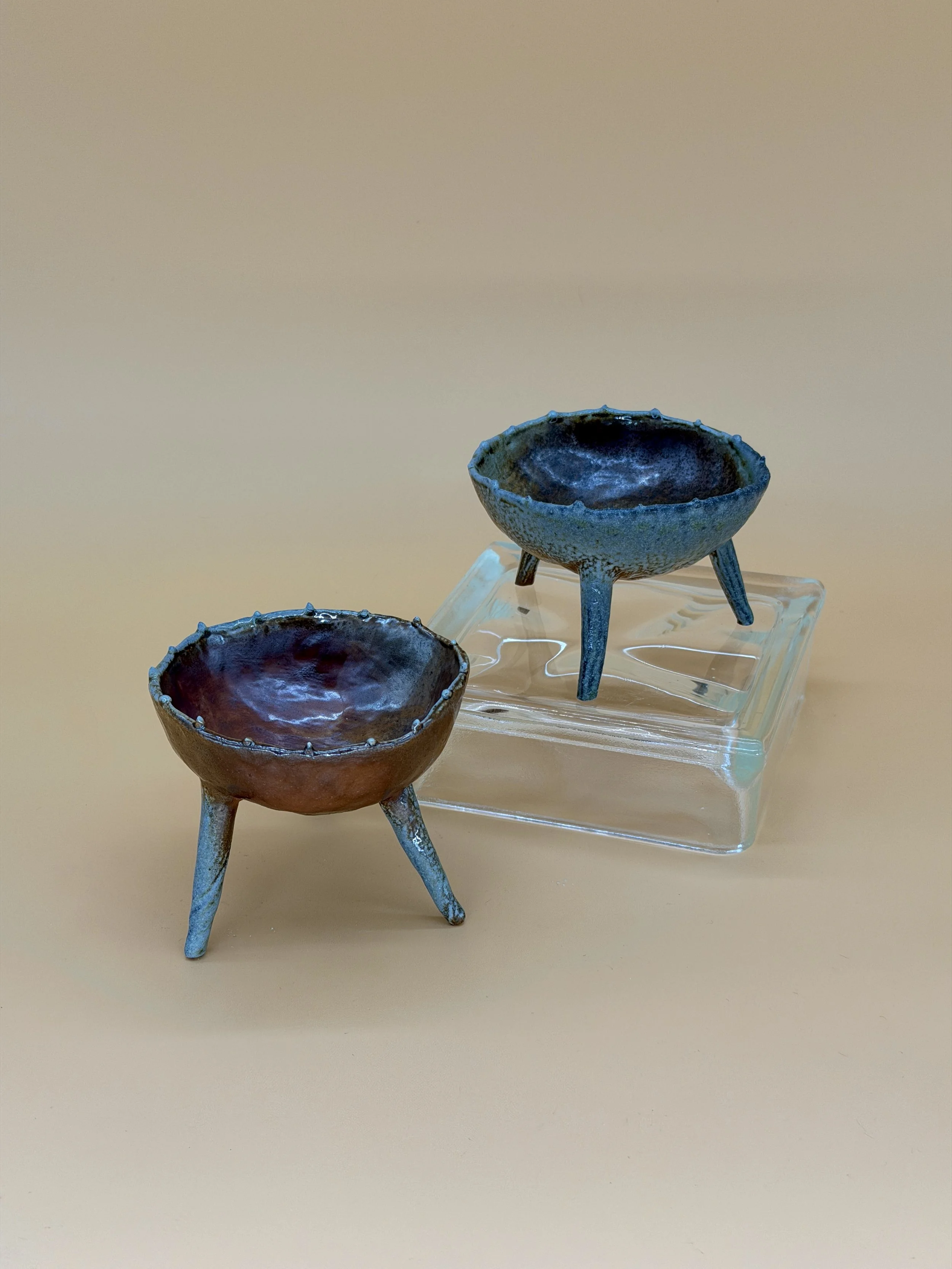 tripod catch-alls
may 2026

wood fired stoneware