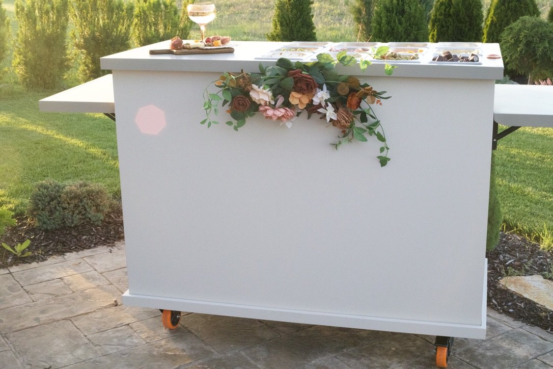 Charcuterie Cart with Florals