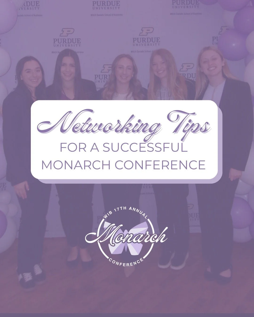 To prepare for the upcoming Monarch Leadership Conference, we're sharing some of our favorite conference networking tips! 💜

A reminder to check your email for further communications regarding the 17th annual Monarch Leadership Conference.