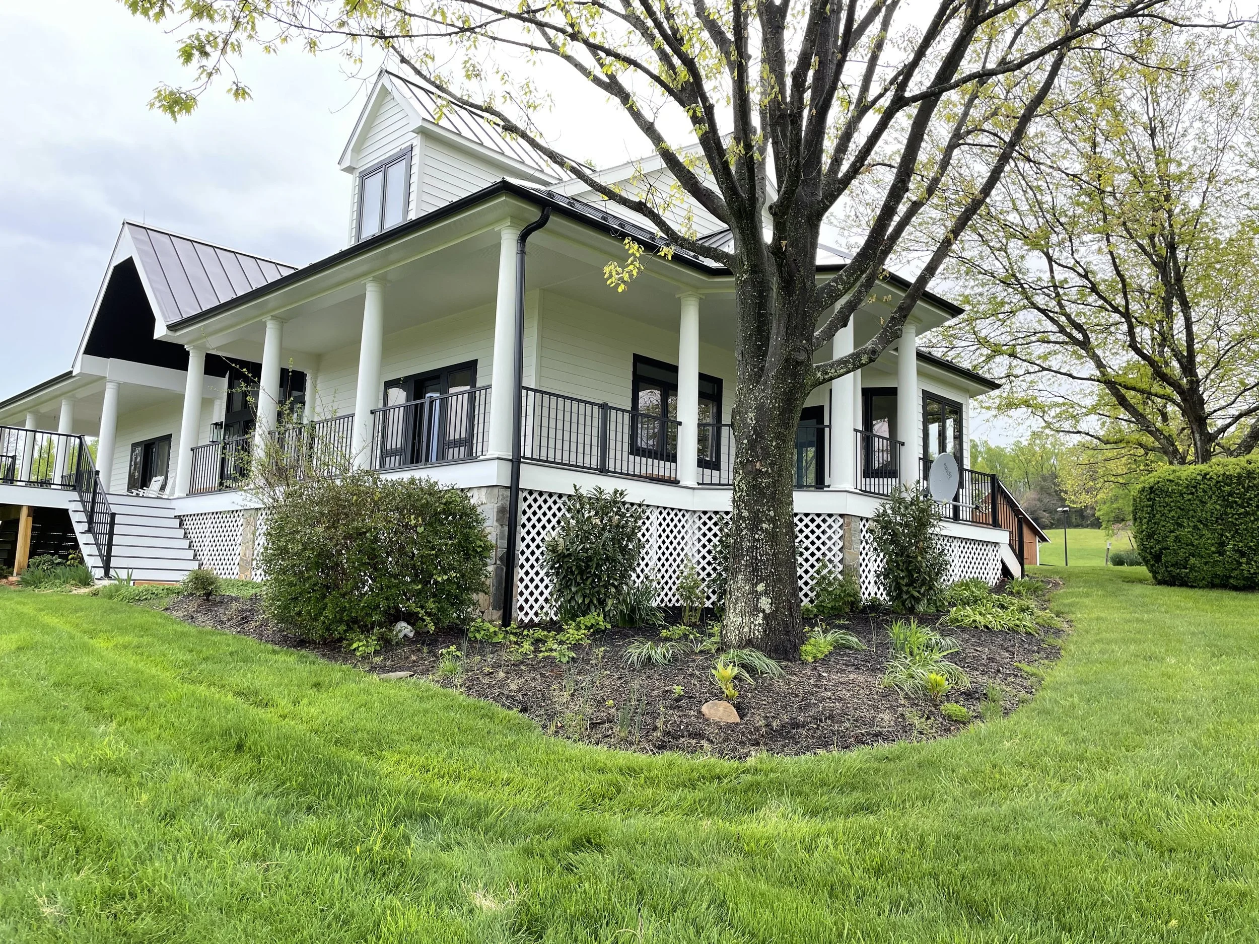 Landscape Renovation Backyard Design and Build Charlottesville Virginia Orange Virginia