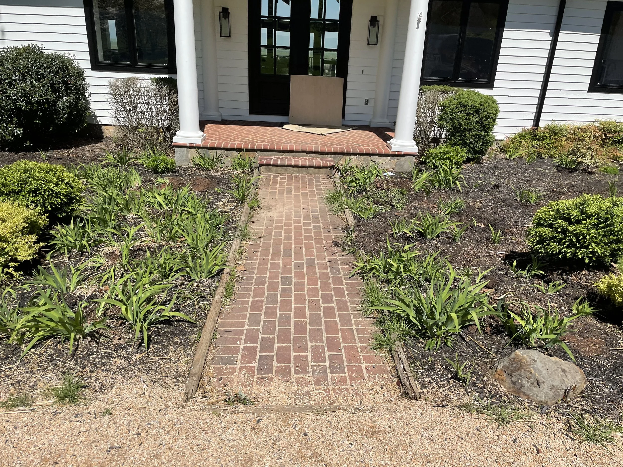 Custom Stone Work Patio Walkway Charlottesville Virginia