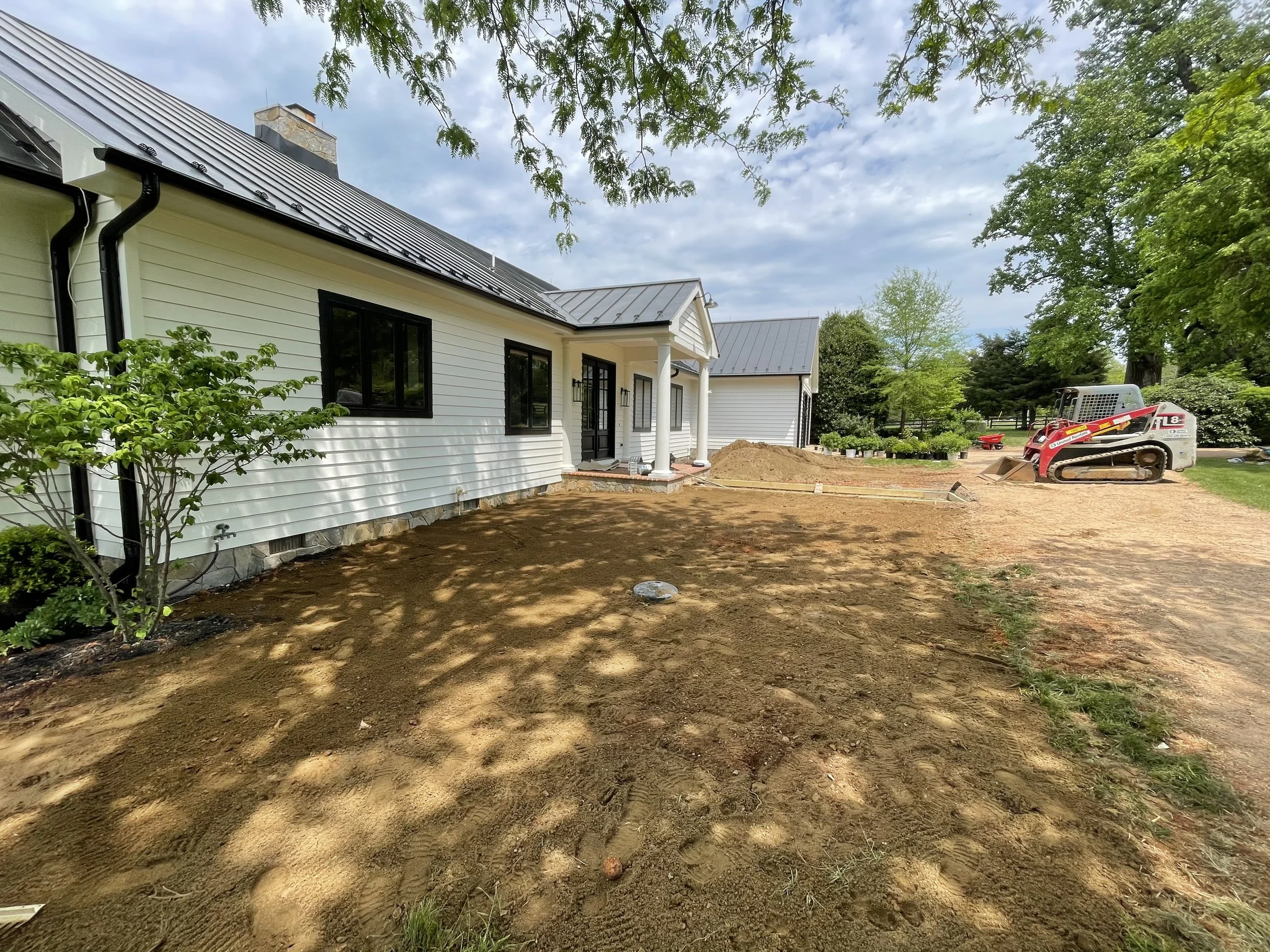 New Sod and Grading Performed in Albemarle County Barboursville VA