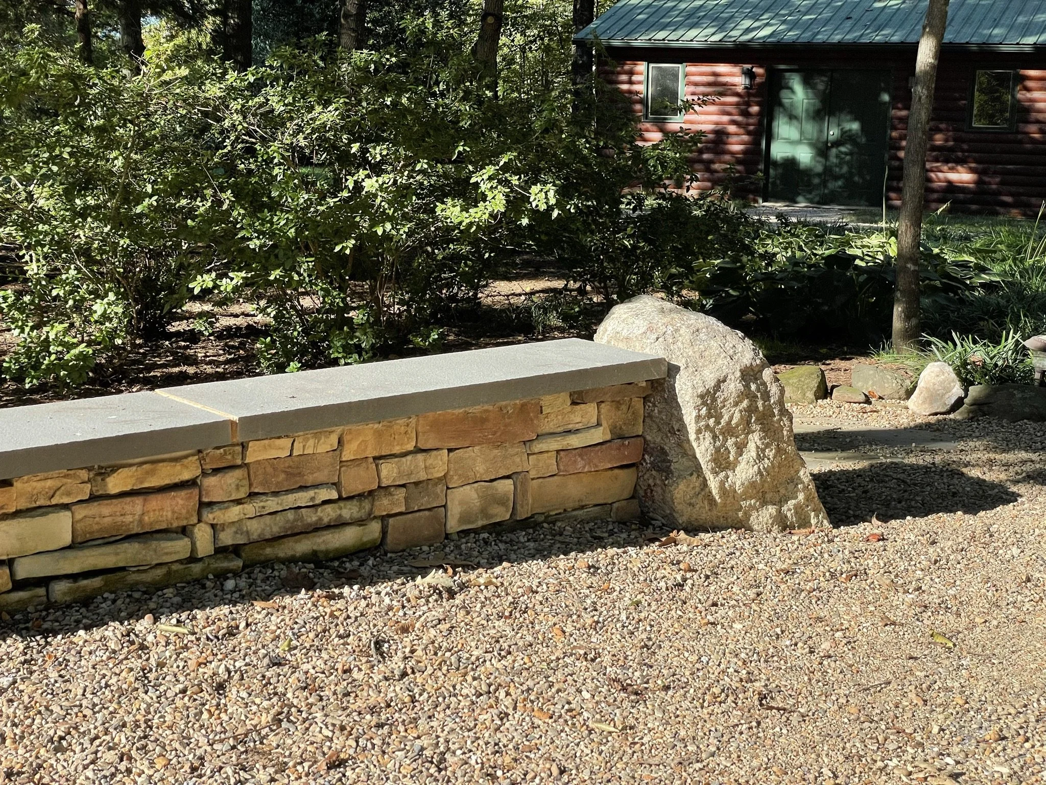 Rock Features Custom Outdoor Living Kitchen Charlottesville Near Me Virginia Albemarle County