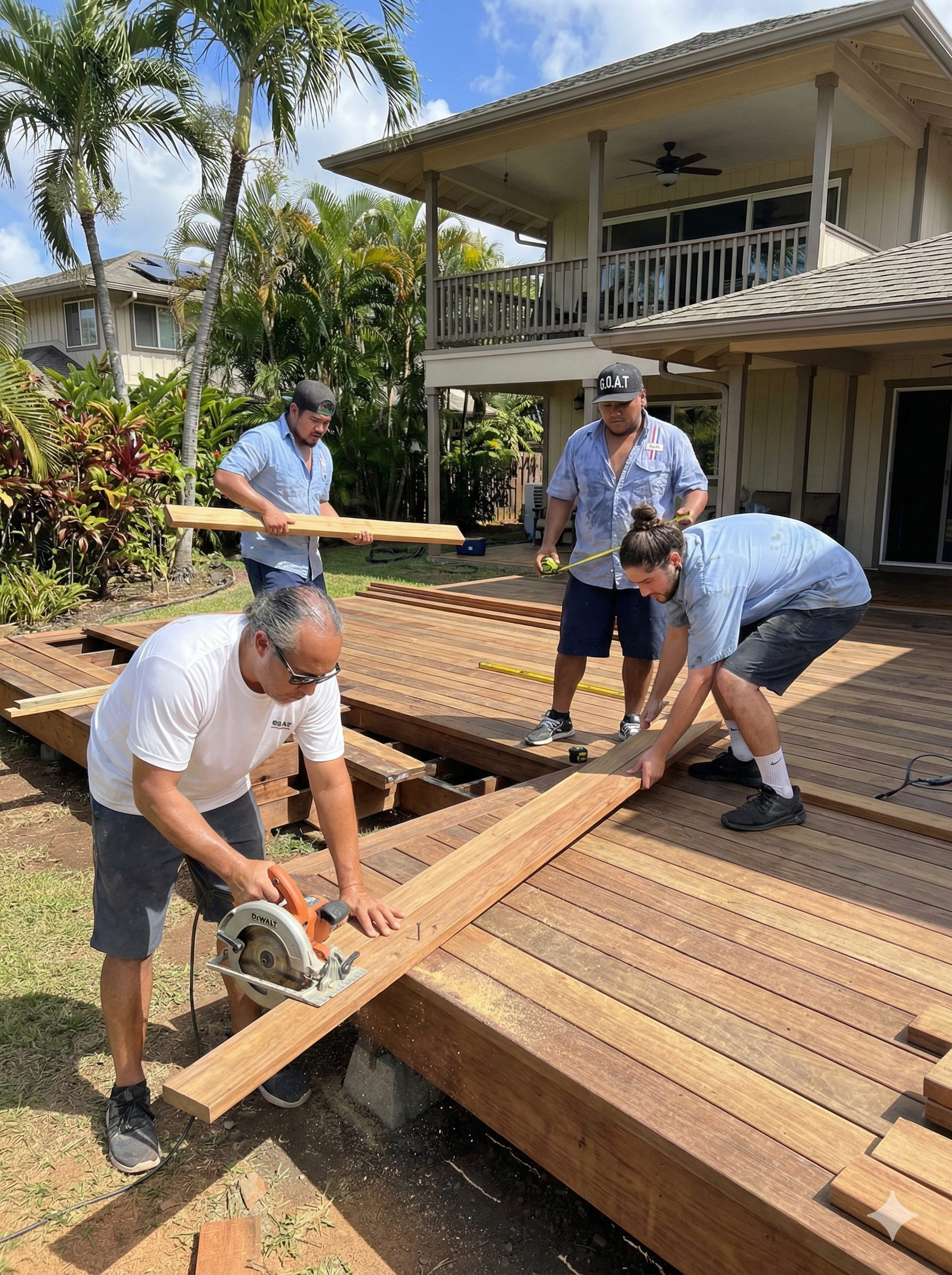 Home Repair Guys With Equipment