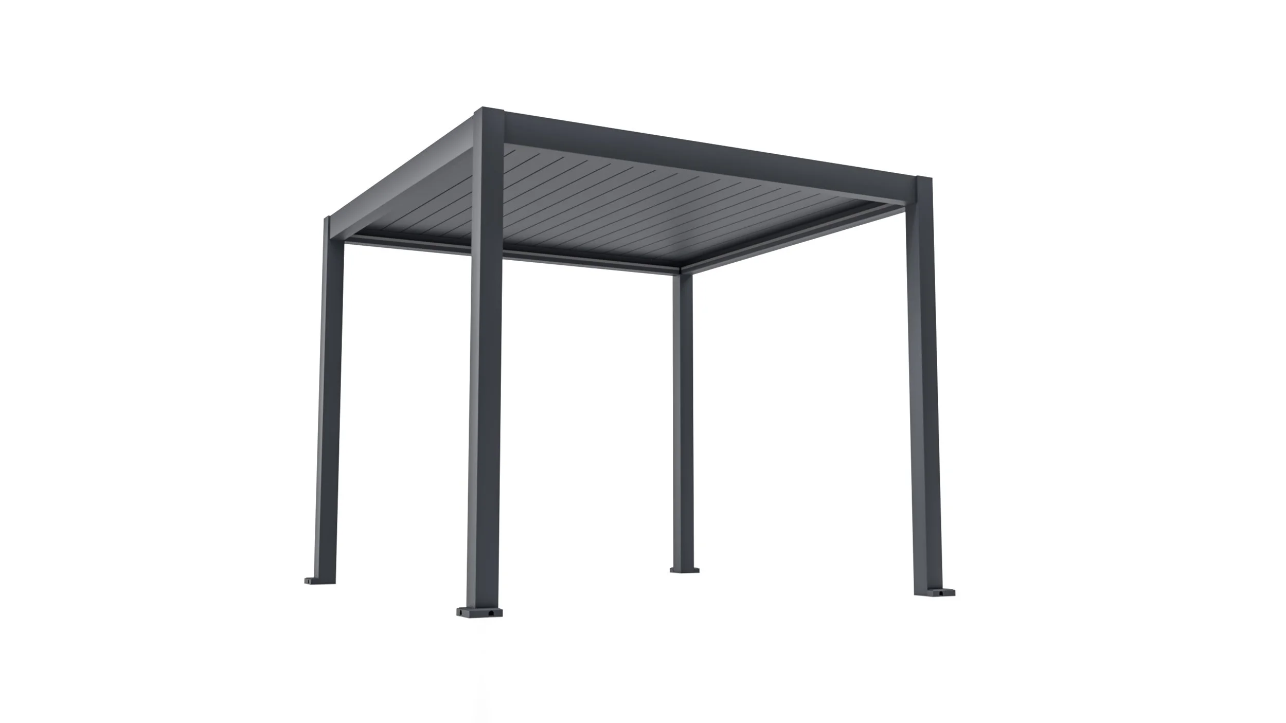 PergolaPro 3×3 Motorised Aluminium Pergola with LED Lighting
