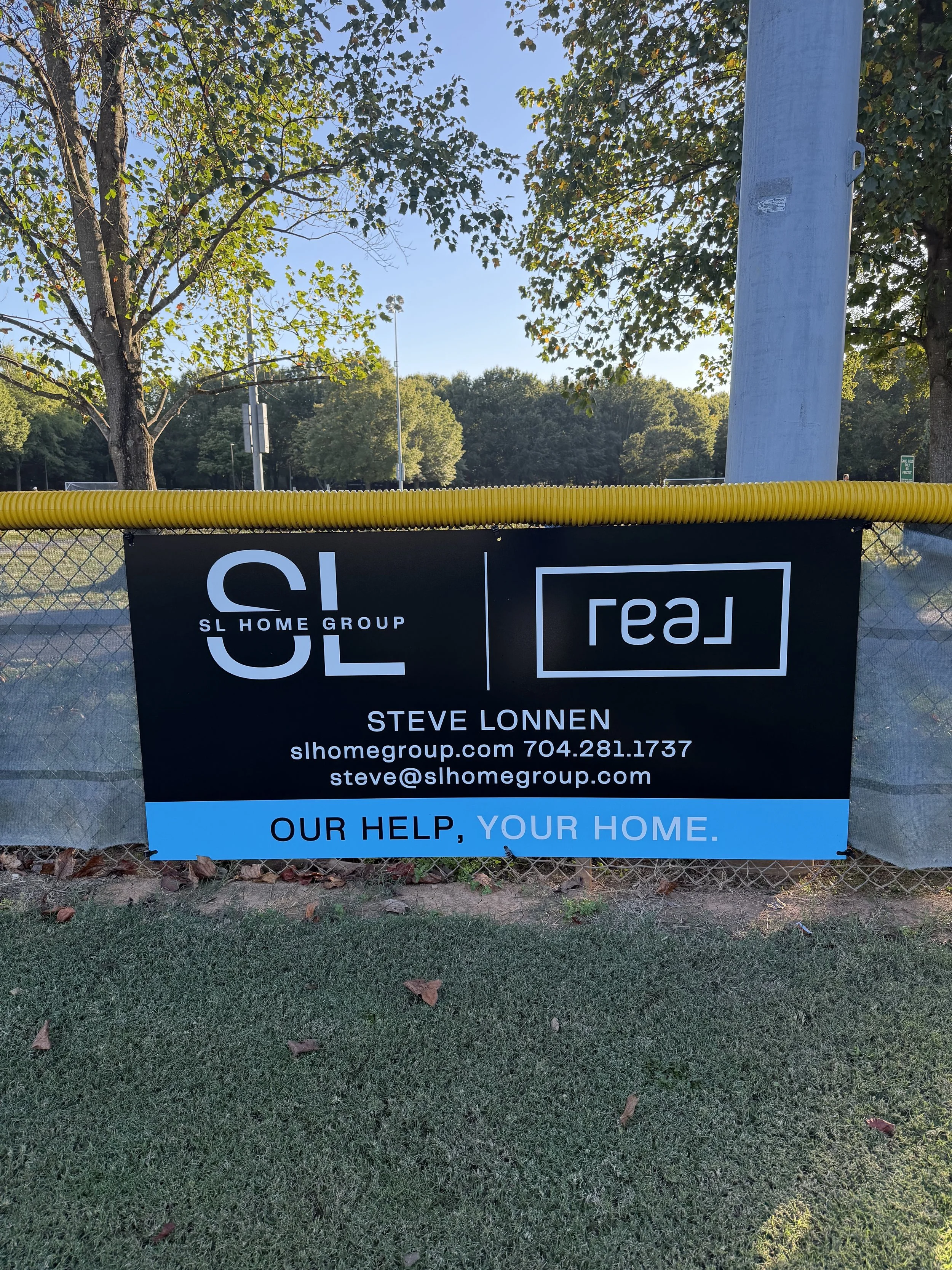 Freedom Park Outfield Advertising