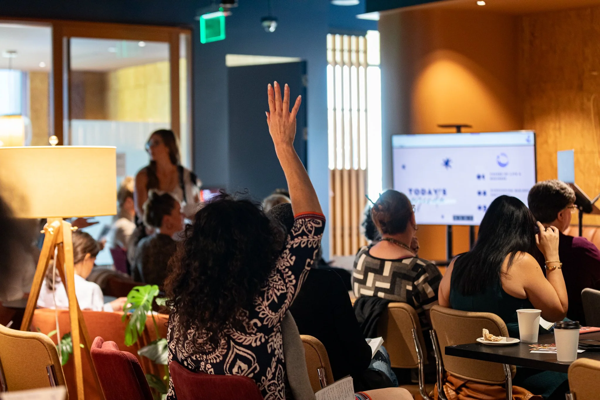 Professional networking event hosted in TARRA coworking and event space in Denver