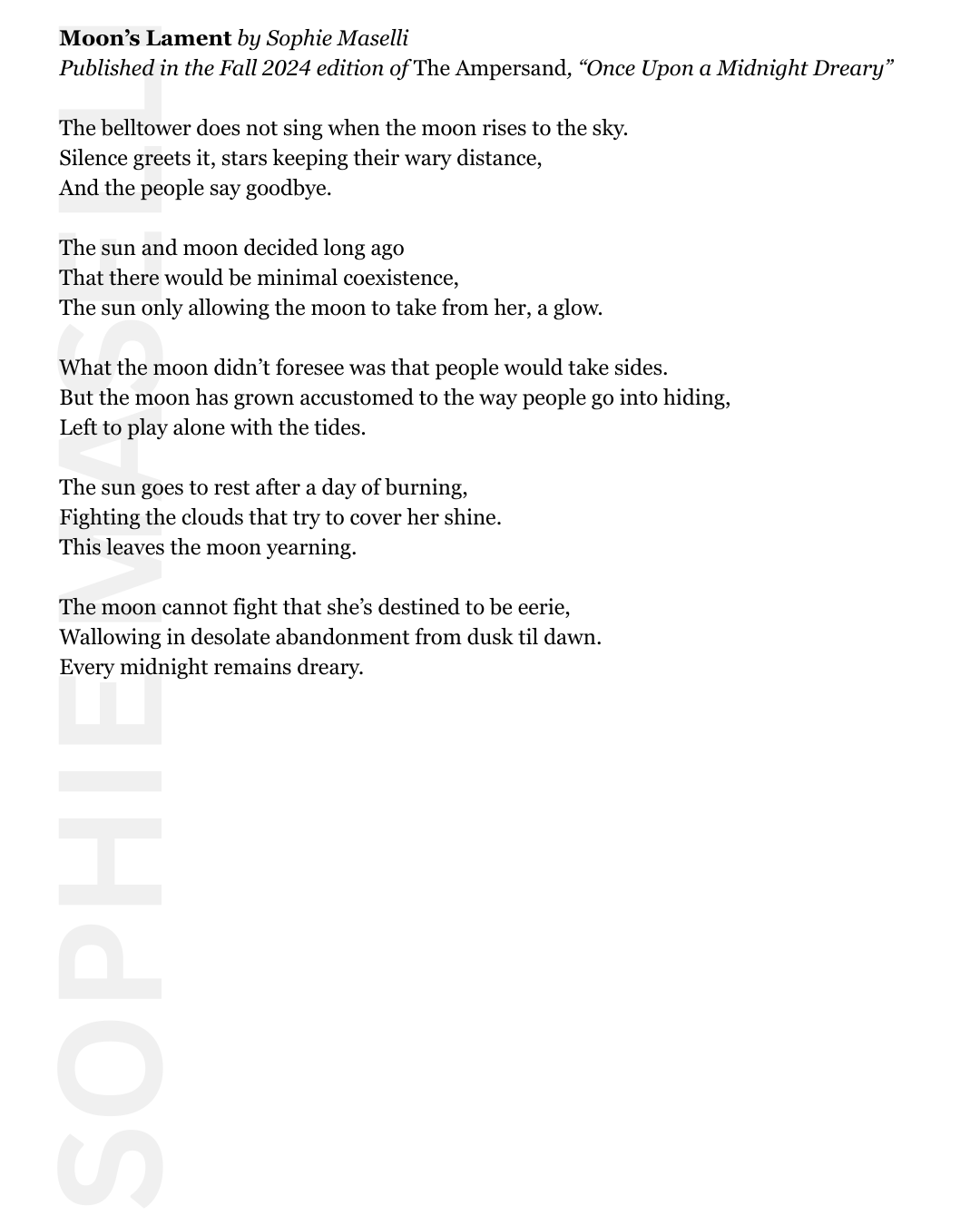 Moon's Lament